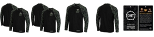 Colosseum Men's Black Iowa Hawkeyes OHT Military-Inspired Appreciation Camo Raglan Long Sleeve T-shirt